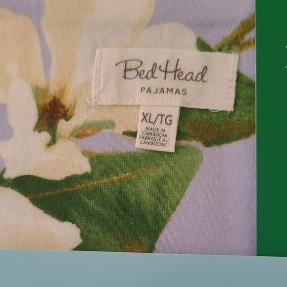 BedHead Floral Pajama Set Size XL - Picture 3 of 4